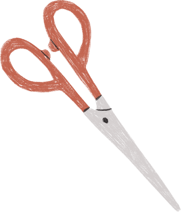 Colored Pencil Scissors
